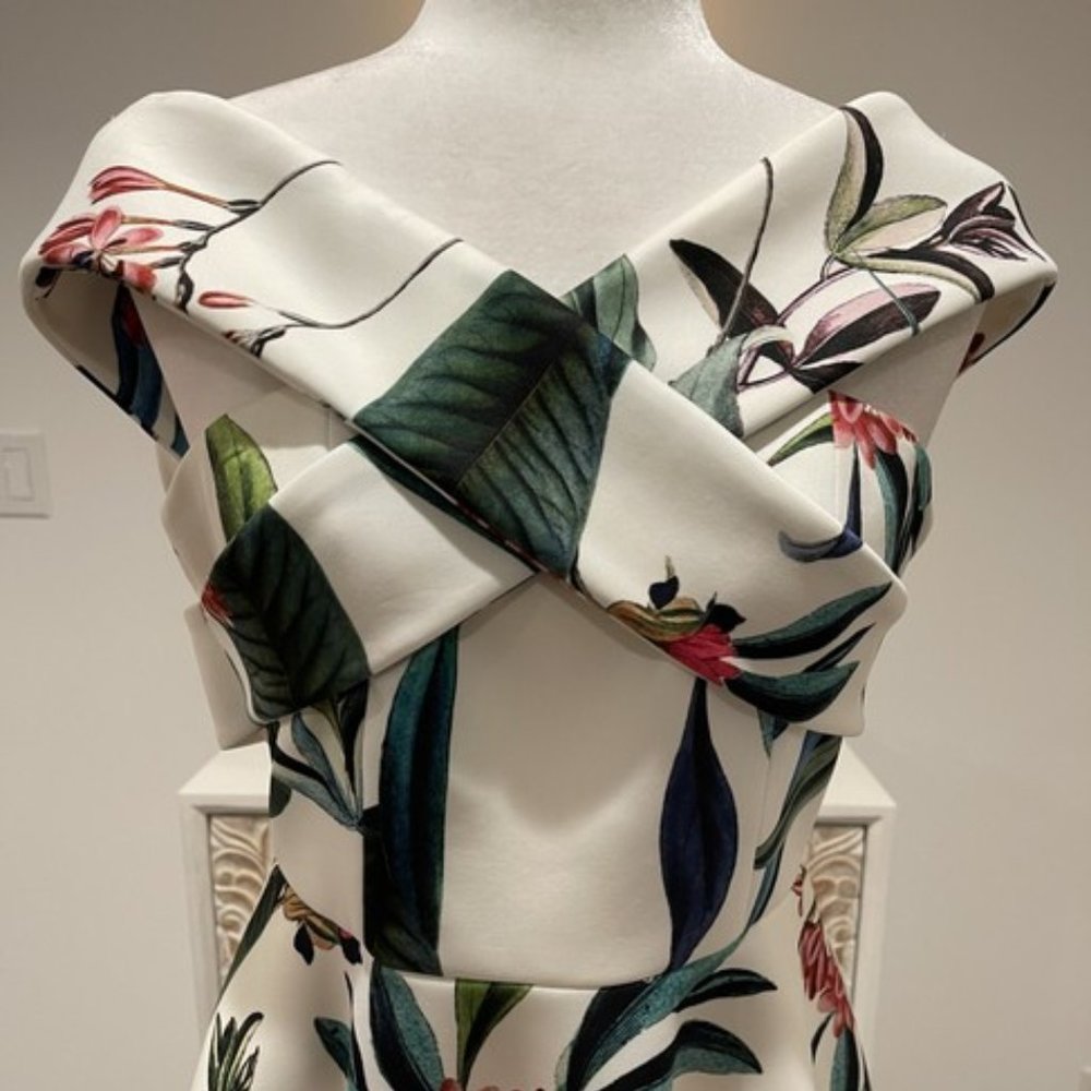 Keepsake - White Floral Cocktail Dress